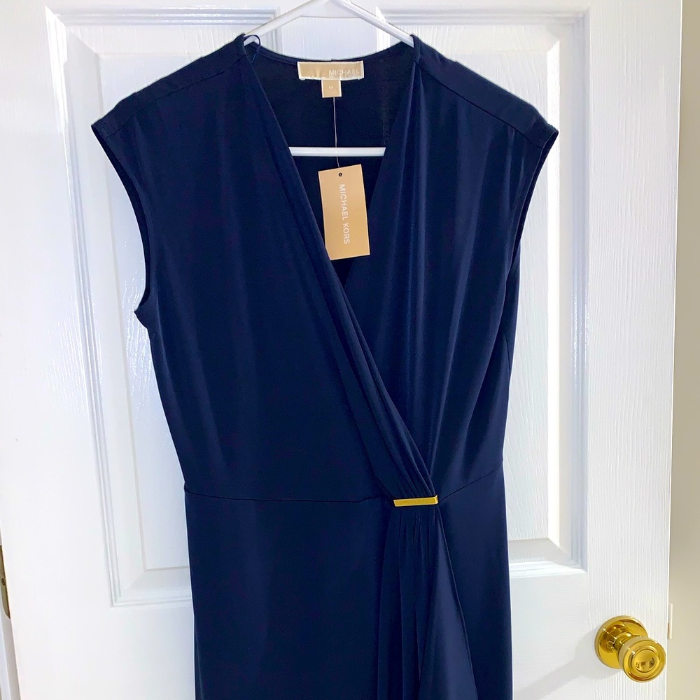 NWT - Michael Kors Navy Fashion Dress